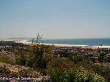 A view of Pismo Beach from the hills