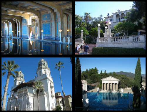 Hearst Castle four famous images Hearst Castle four famous images