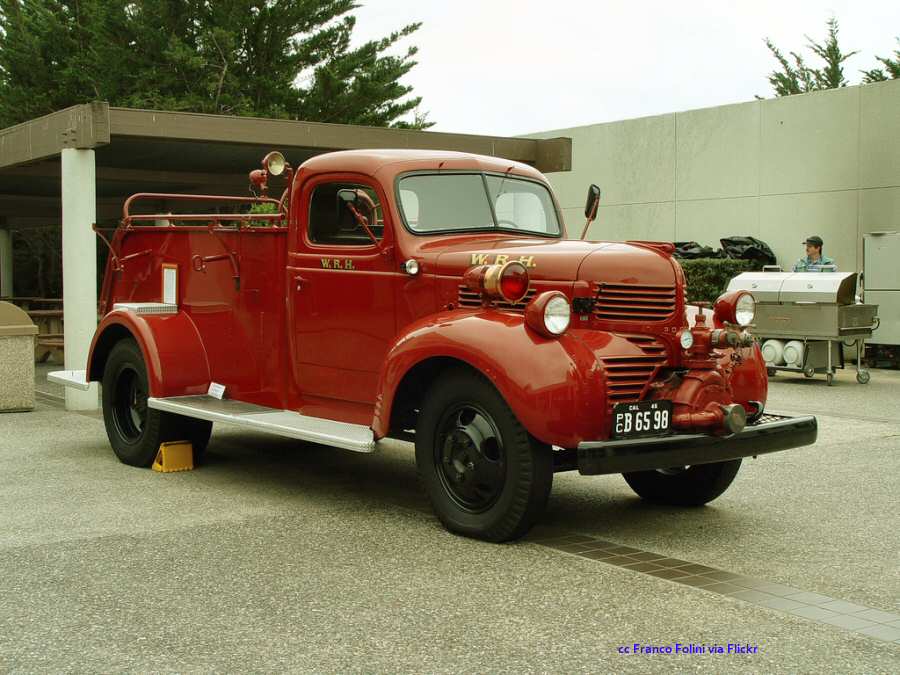 1930's vintage fire truck