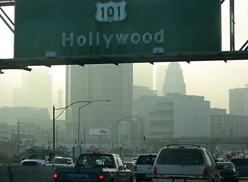 Highway 101 in downtown LA