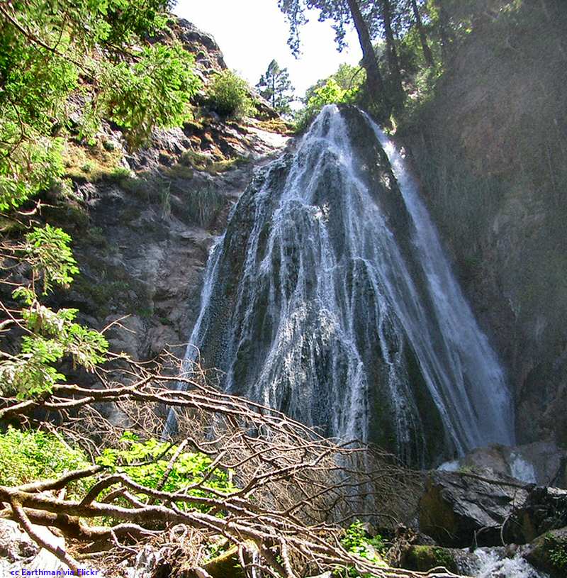 The waterfall on Limekiln Creek at Limekiln State Park