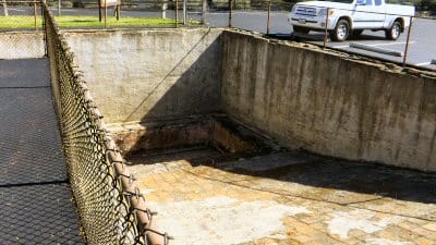 Mission Santa Ines reservoir