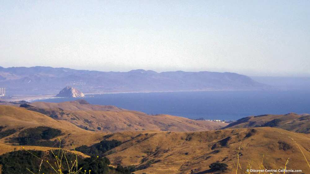 Morro Rock viewed from Highway 46 - a 12 mile view