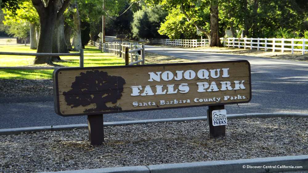 Nojoqui Falls Park main sign