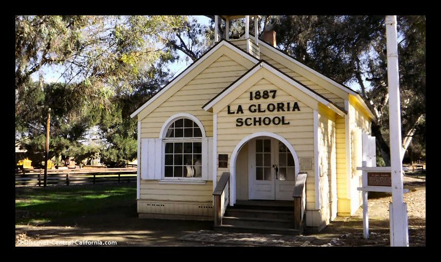 The La Gloria Schoolhouse at the Monterey County Agricultural and Rural Life Museum, San Lorenzo Park, King City