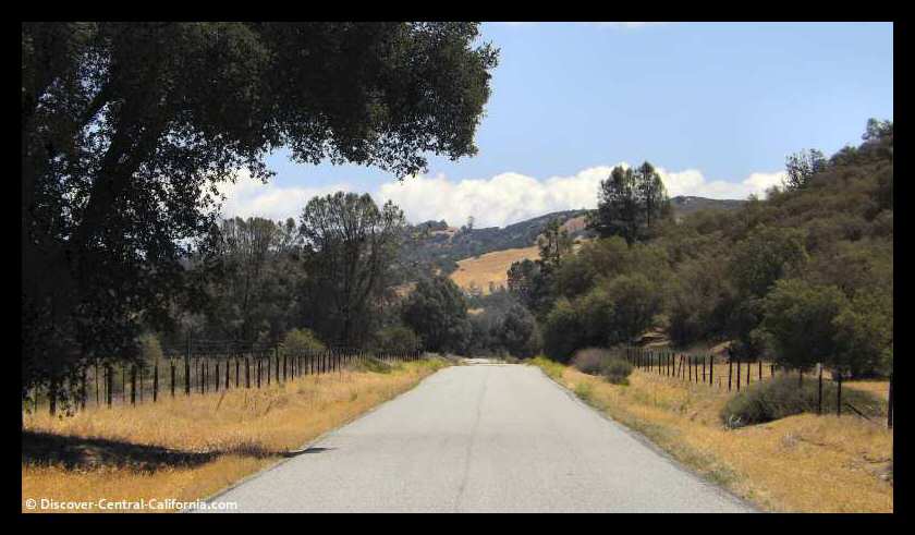 Dramatic clouds over Vineyard Canyon Road on the way to Parkfield