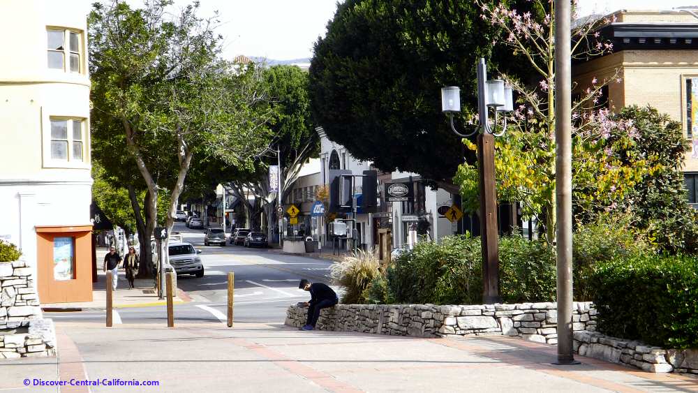 Monterey Street viewed from Mission Plaza Monterey Street viewed from Mission Plaza
