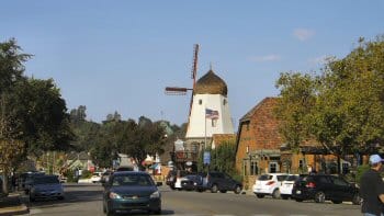The landmark windmill on Alisal Road, Solvang The landmark windmill on Alisal Road, Solvang