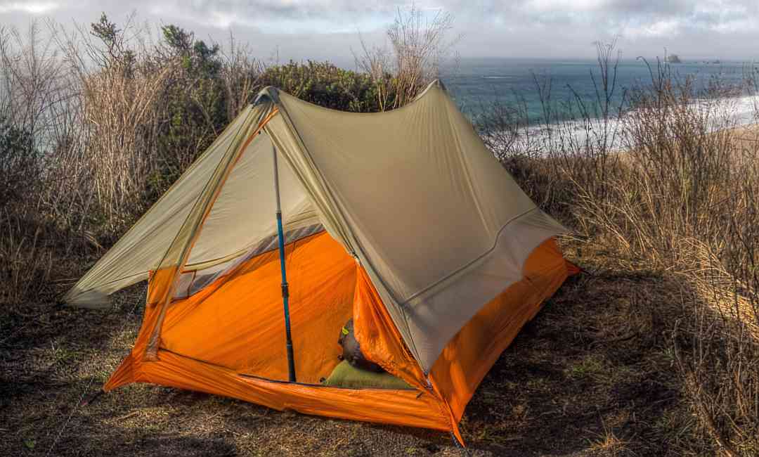 California beach camping