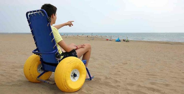 Beach wheelchair availability and accessible beaches