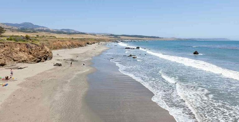 Beach at San Simeon