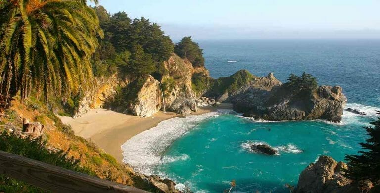 McWay Falls and Cove In Big Sur