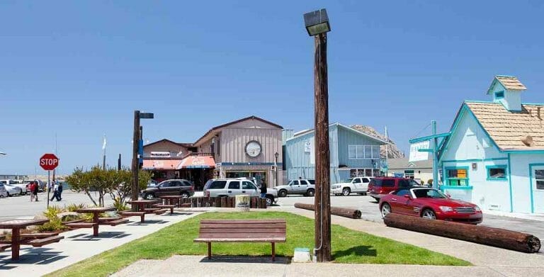 Beach city of Morro Bay