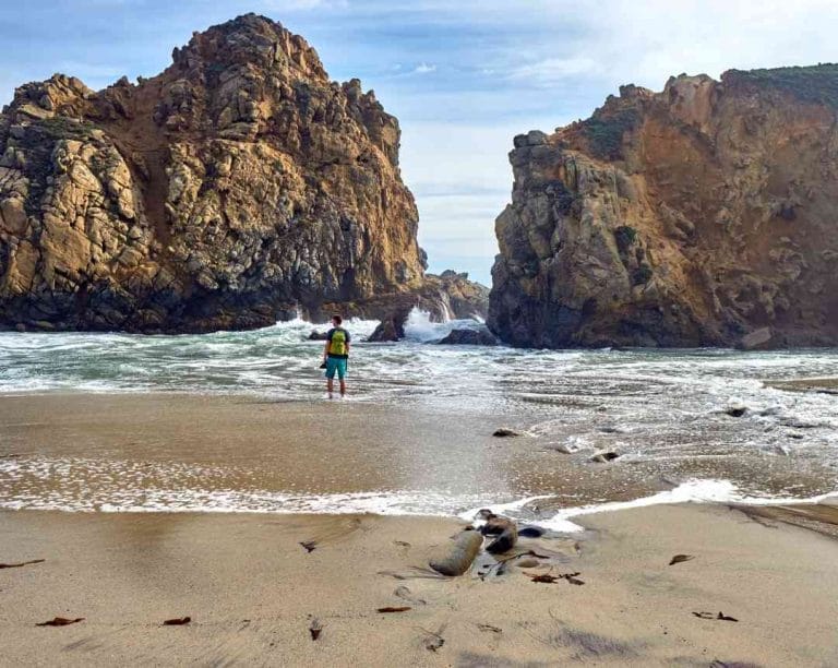 Pfeiffer Beach – Beautiful, secluded and purple sand on the Big Sur Coast