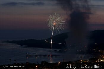 Cayucos fireworks 