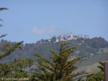 Hearst Castle viewed from Highway 1