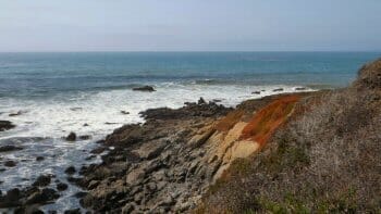 The rocky beach along the Bluff Trail at the Fiscalini Ranch Preserve in Cambria