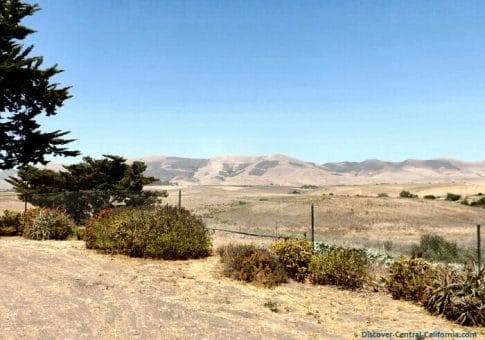 The view from the Dana Adobe over the Nipomo Valley and the Temattate Ridge in the distance