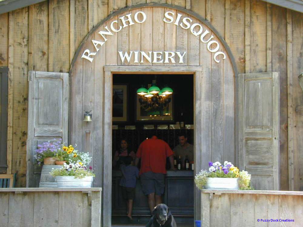 The Rancho Sisquoc tasting room