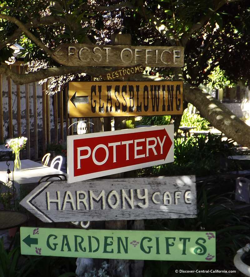 Harmony businesses directional signs