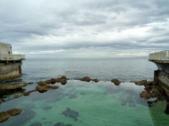 An overcast day on Monterey Bay
