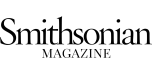 Smithsonian magazine logo on a white background in central California.